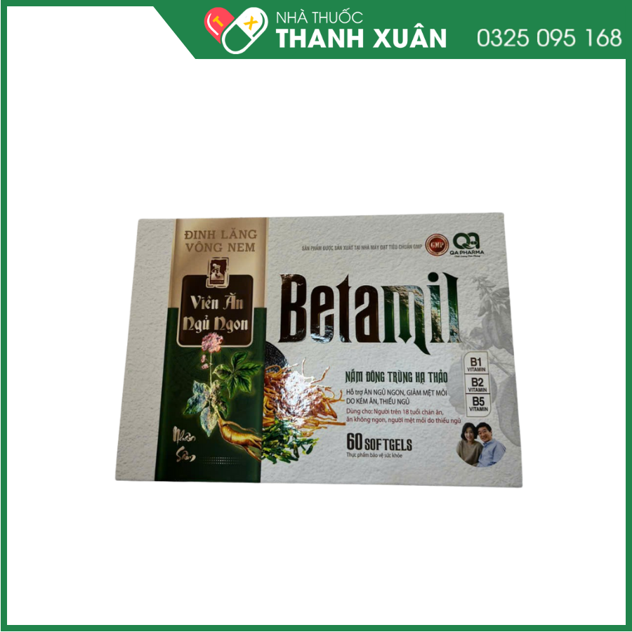 Betamil hỗ trợ ăn ngon, ngủ ngon